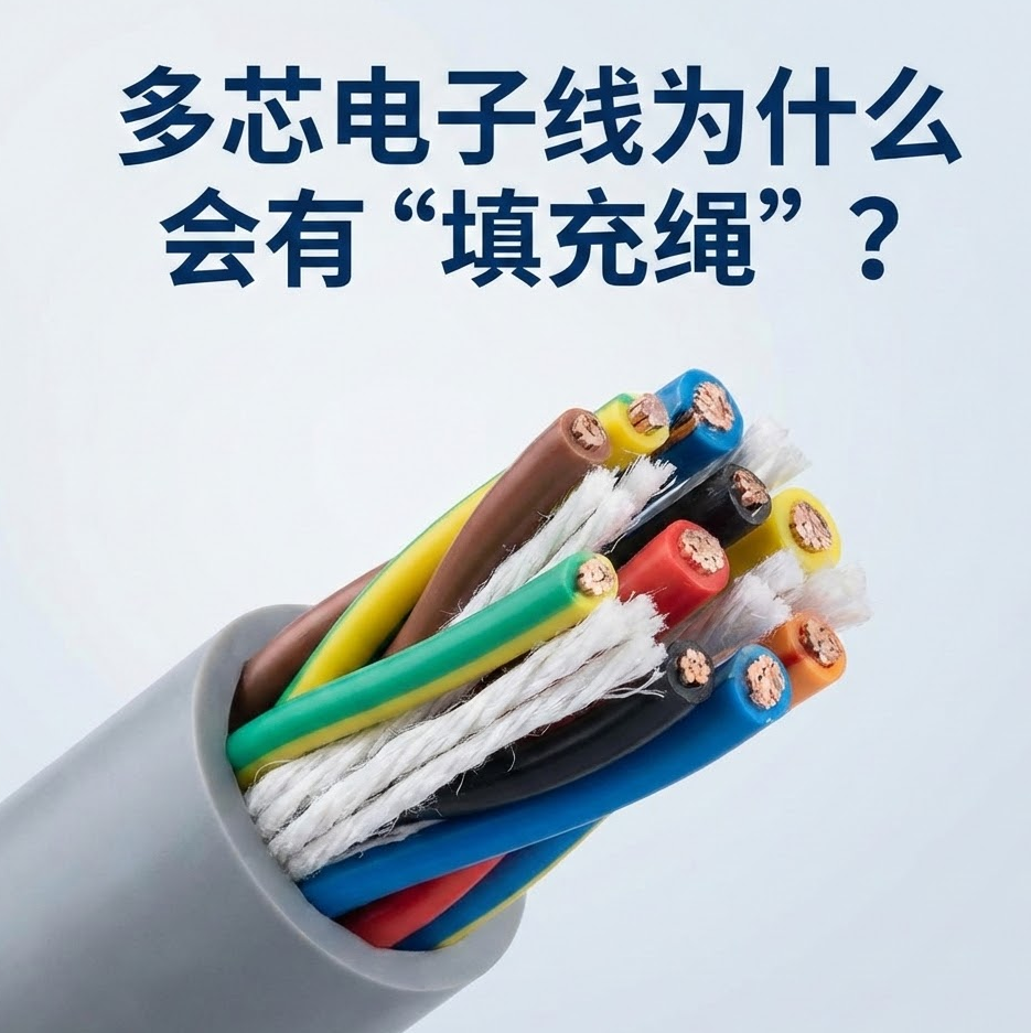 多芯电子线为什么会有“填充绳”？？